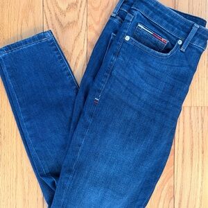 Tommy Hilfiger Skinny Mid Rise Ankle Dark Wash Jeans